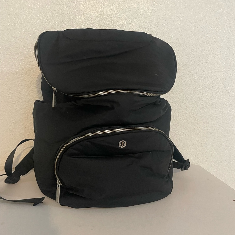 lululemon Black diaper bag Backpack